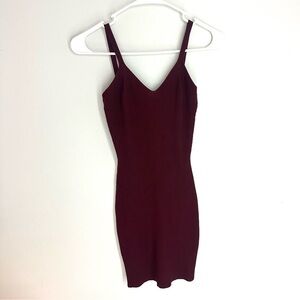 Windsor Red Mini Bodycon Dress Spaghetti Strap